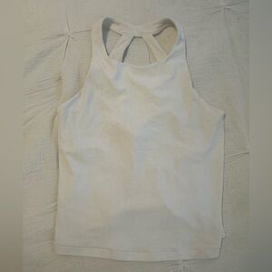 athleta white flex tank